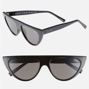 QUAY Run Away Sunglasses - Black